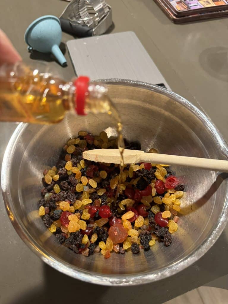 Add a little dark alcohol like whiskey or brandy