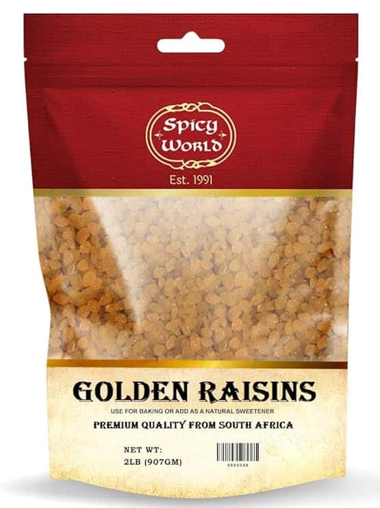Sultanas Golden Raisins